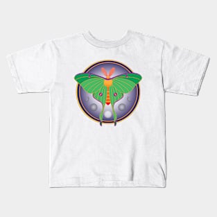 Luna Moth Kids T-Shirt